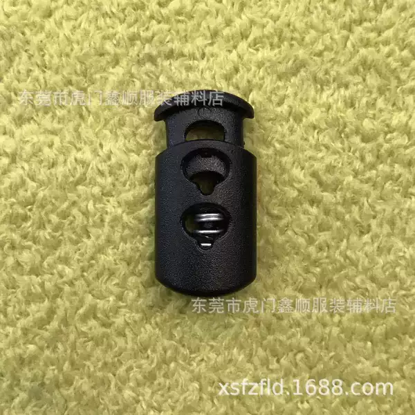 Manufacturer's Ready-made Plastic Spring Buckle, Plastic Double-hole Rope Buckle, Anti-slip Buckle, Safety Buckle, Long Adjustment Buckle