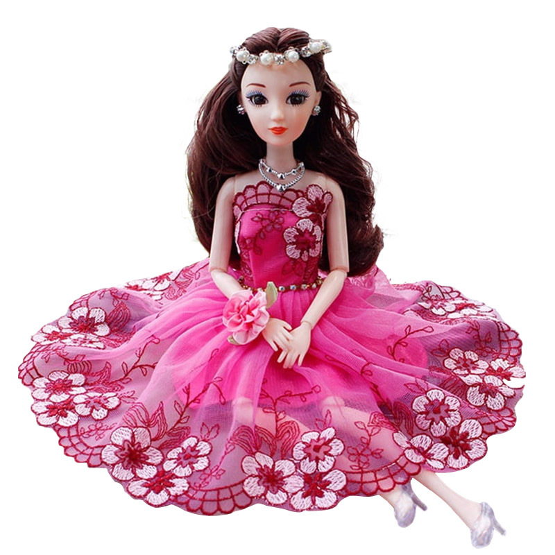 Nuevo juguete creativo Barbie muñeca pequeño vestido accesorios boda princesa traje coche muñeca ropa