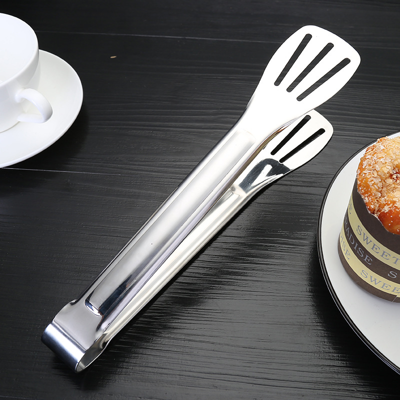 304 clip de comida de acero inoxidable clip de pan clip de barbacoa clip de comida clip de filete clip de tres hilos engrosado puede ser logotipo personalizado