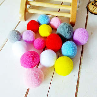 Color candy fur ball DIY shoes and socks clothing accessories accessories Children DIY headdress material accessories color ball