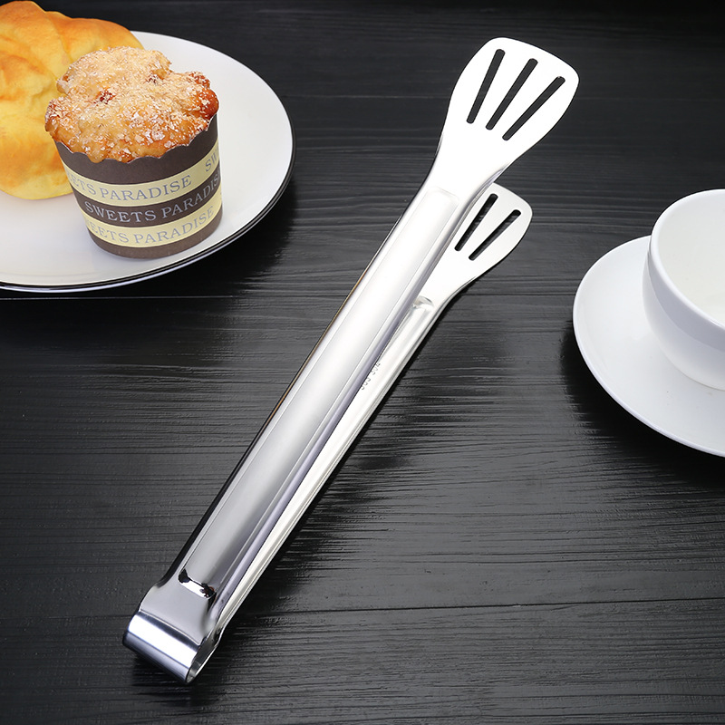 304 clip de comida de acero inoxidable clip de pan clip de barbacoa clip de comida clip de filete clip de tres hilos engrosado puede ser logotipo personalizado