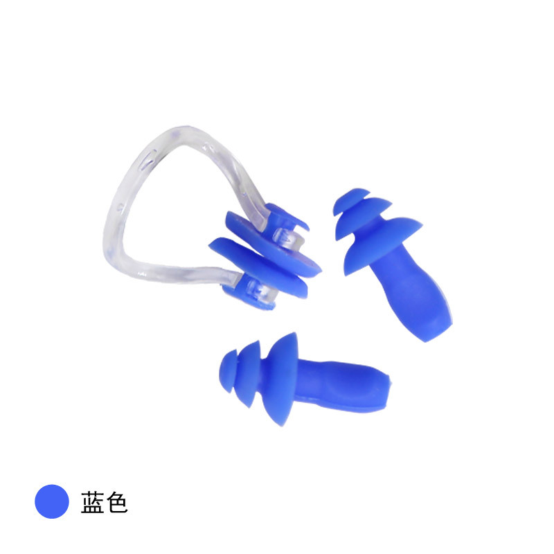 Clip de nariz tapones para los oídos traje adulto niños natación profesional silicona tapón nasal antideslizante natación Equipo Impermeable tapones para los oídos