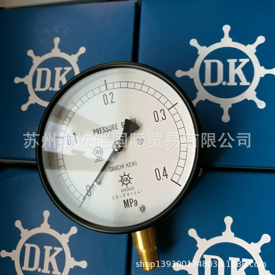 原装日本DAIICHI统一计器品牌IPT-741A型号不锈钢压力表