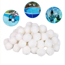 跨境热销filter balls泳池过滤纤维球水族过滤白色纤维球滤料现货