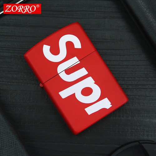 ZORRO brand trendy copper shell cotton oil machine windproof kerosene lighter retro gift lighter