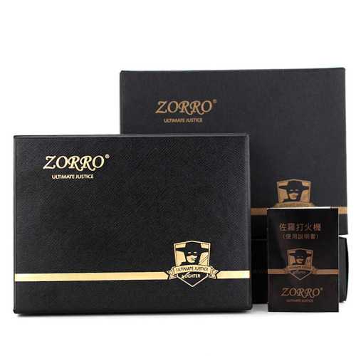 ZORRO brand trendy copper shell cotton oil machine windproof kerosene lighter retro gift lighter