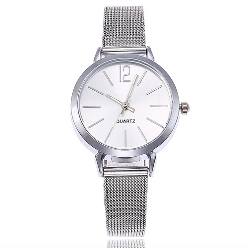 Small wholesale AliExpress new alloy fine mesh band simple ladies watch fashionable ladies quartz gift watch
