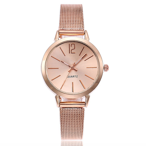 Small wholesale AliExpress new alloy fine mesh band simple ladies watch fashionable ladies quartz gift watch