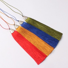 Factory Direct Sale New Fringe Tassel 18cm Fish Mouth Fringe Pendant DIY Fringe Tassel Chinese Knot Pendant