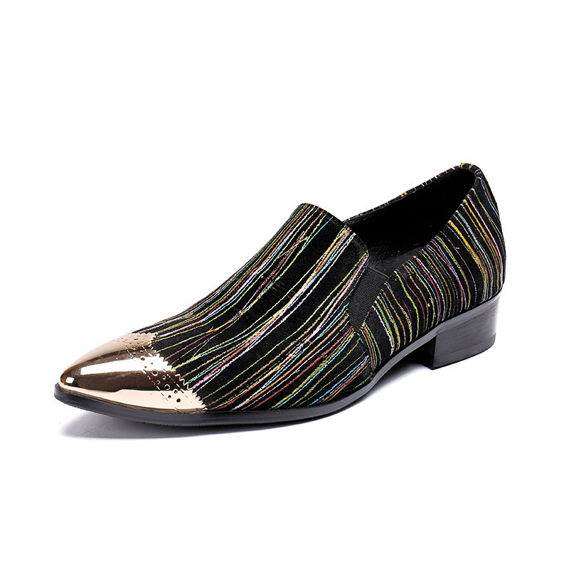 2018 весна и осень мужская кожаная обувь в Корейском стиле, туфли на платформе, модная резная модная мужская обувь, повседневная обувь из британской натуральной кожи, модная