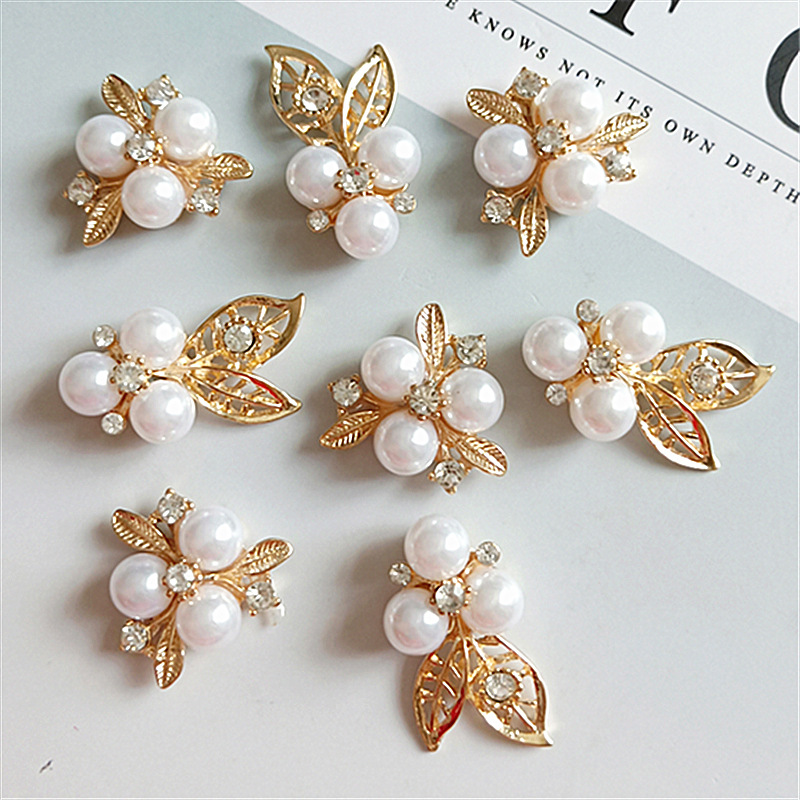 Golden accessories pearl