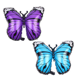 New large butterfly aluminum film balloon party decoration aluminum foil aluminum film ball wholesale
