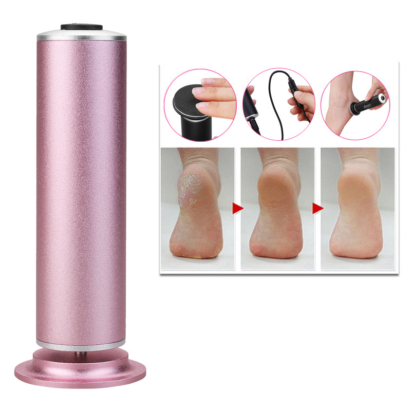 Pie automático rectificado eléctrico plug-in pie rectificado pie eléctrico peeling piel muerta callos cuchillo máquina de reparación de pies recortador de pies