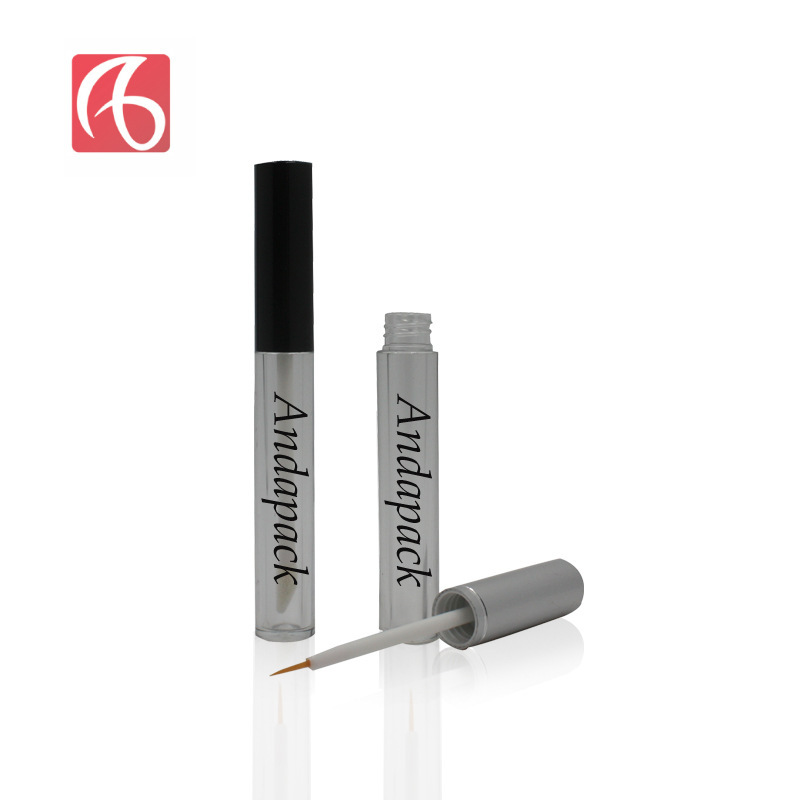 新品上市圆形透明唇彩管注塑睫毛管眼线管空管热销款式化妆品包装