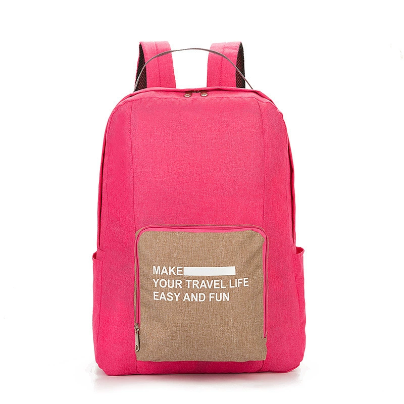 Folding backpack, school bag, oxford cloth, Birthday gift