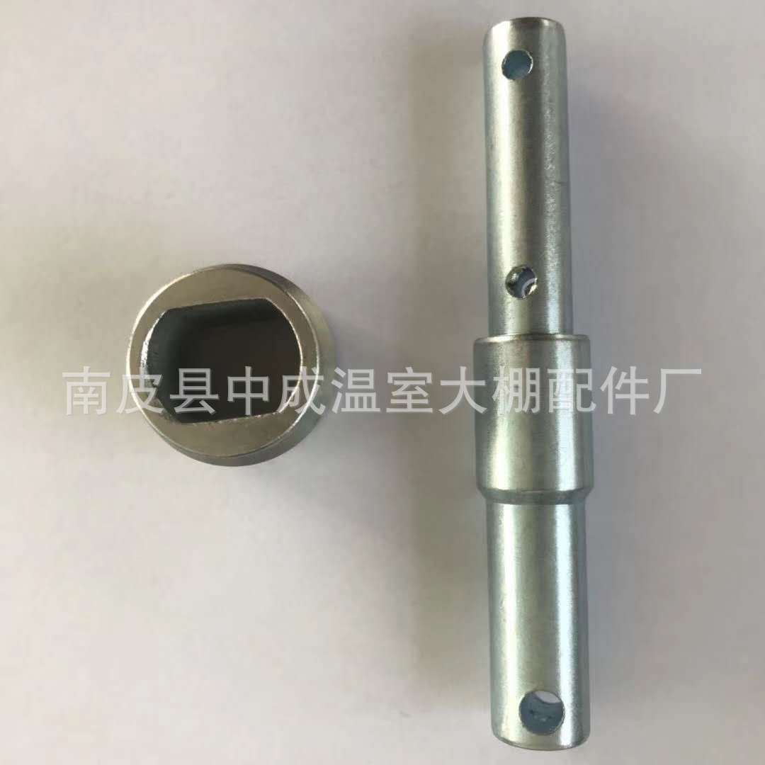 河北实体厂家温室焊合接头大棚遮阳配件齿轮A座连接头大棚加固件