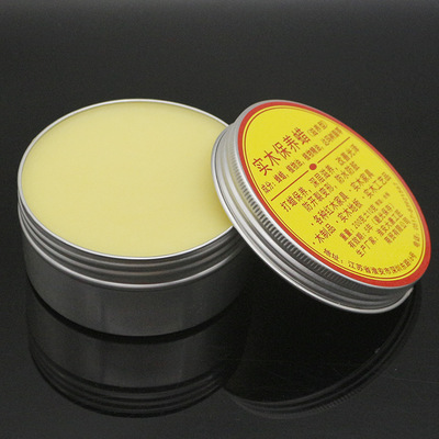 Wood wax polishing beeswax Solid wood furniture Hard floor Woodenware coating Redwood maintenance wax 200g
