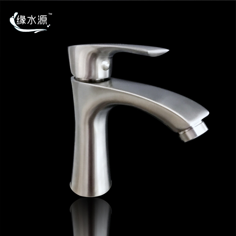 Cross-border 304 stainless steel Fujia single cold basin faucet European style washbasin sink faucet wholesale Cross-border 304 stainless steel Fujia single cold basin faucet European style washbasin sink faucet wholesale