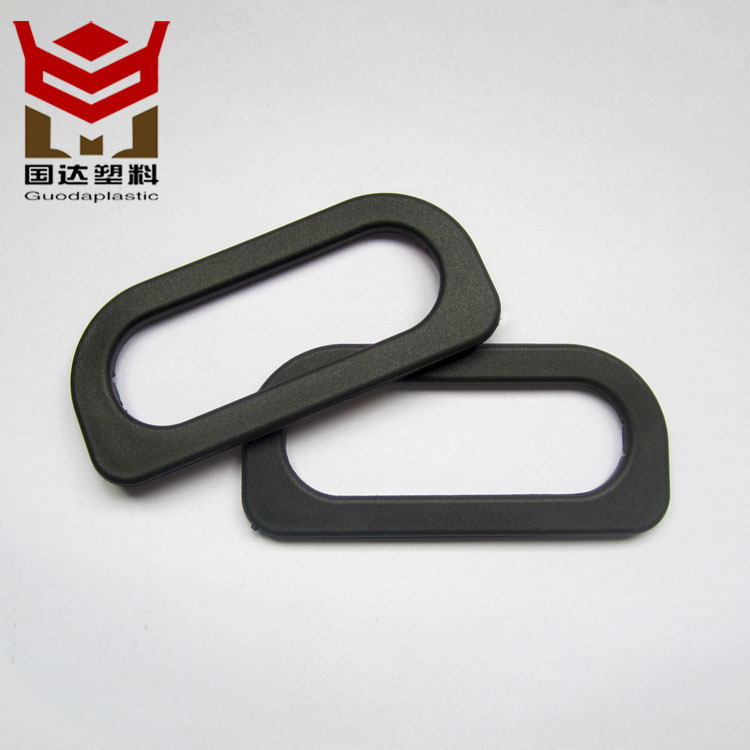 厂家供应无纺布袋提手 黑色塑料把手 袋子塑料手提扣 加厚