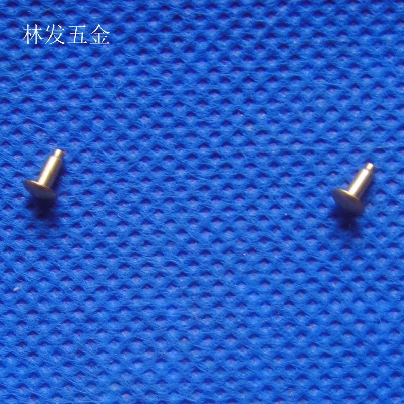 供应铆钉铁镀彩锌H6乘12东莞林发加工电脑机箱配件半空心铆钉