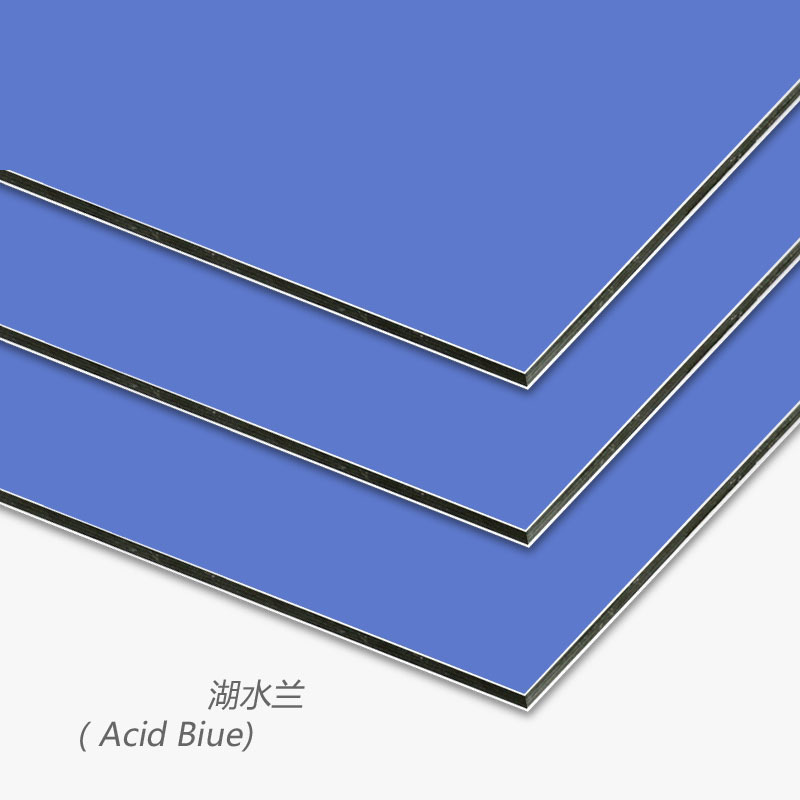 Shanghai Jixiang 4mm Lake Blue Aluminum Plastic Panel for Indoor and Outdoor Walls, Fireproof and Waterproof Door Head Aluminum Panel Decoration Project