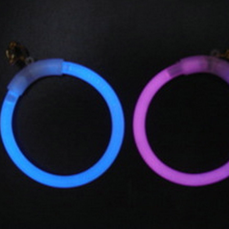 Desechables fluorescente palo pendientes luminosos de juguete puestos ventas noche mercado parada concierto actividad joyería