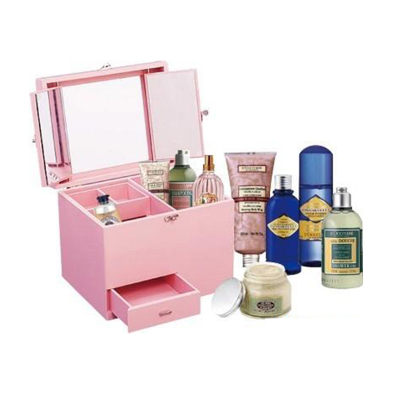 多层锁扣抽屉式香水盒 定 制化妆品整理箱 香水指甲油收纳箱