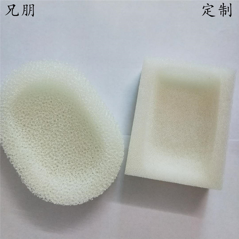 兄朋供应白色过滤海绵肥皂沥水香皂盒海绵方形 发泡海绵挖槽现货