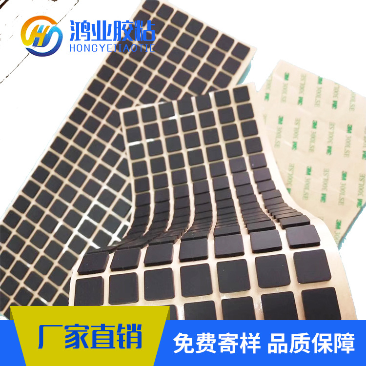 透明硅胶垫 黑色硅胶脚垫 密封硅胶垫片自粘硅胶防滑垫 圆形硅胶