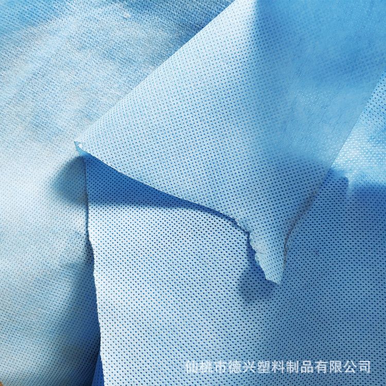 源头厂家两部法热轧SMS复合无纺布 纺粘布+熔喷布+纺粘布热轧工艺