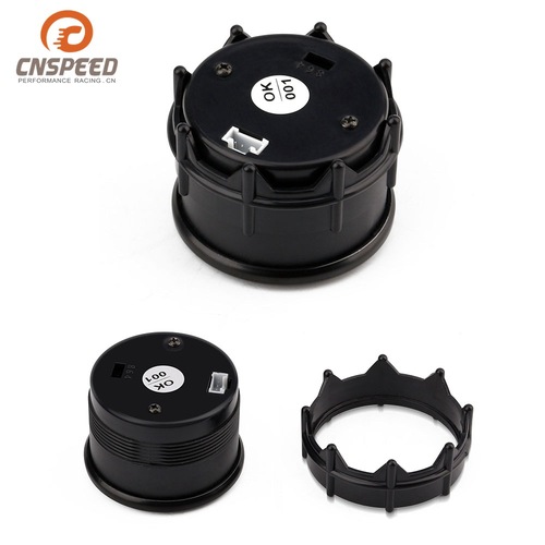 Direct Manufacturer Supply 12V Car Modification Instrument 2-inch (52mm) Blue Light Universal with Digital RPM Meter Black Case