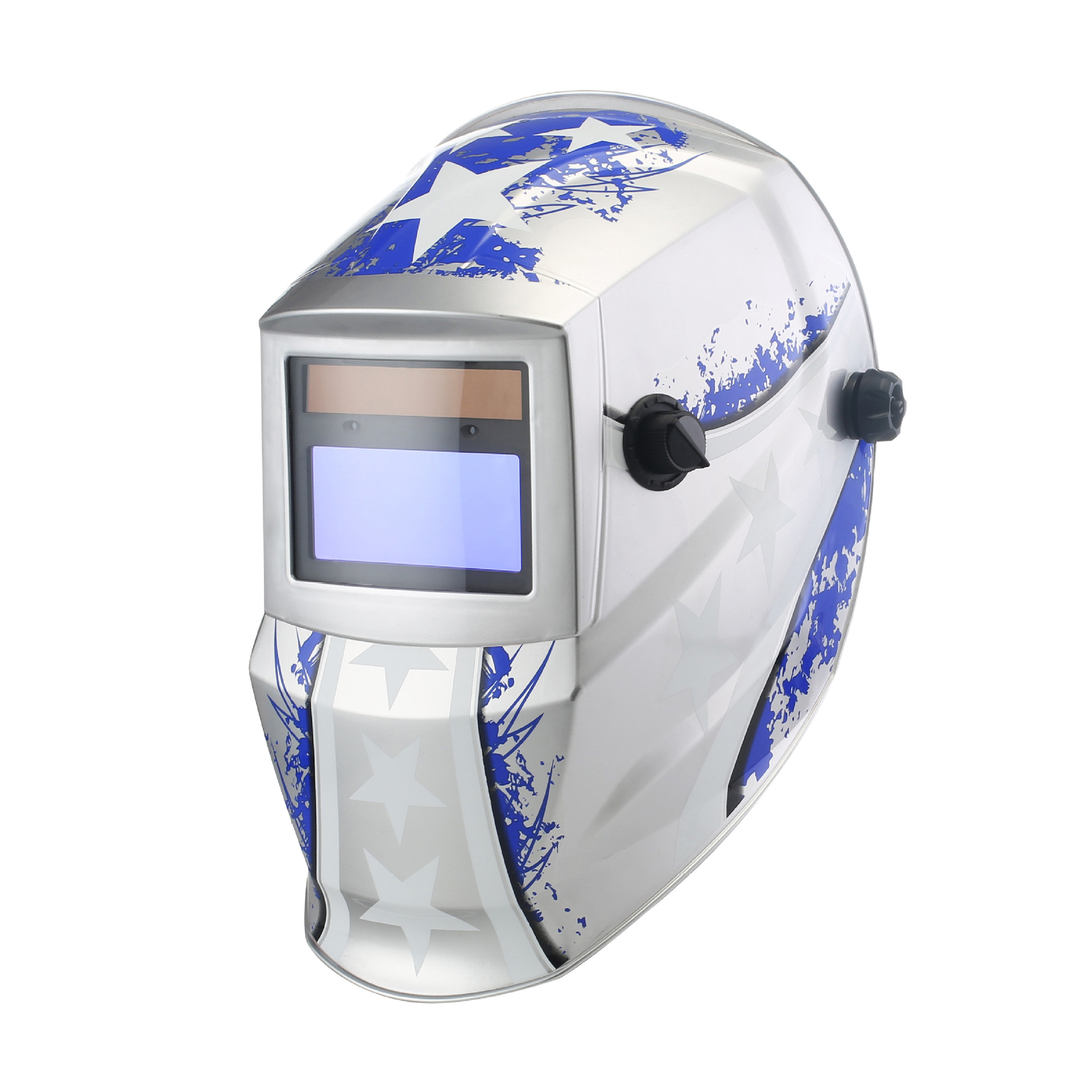 新款太阳能智能自动变光焊接面罩切割打磨防飞溅印花CENTAUR-433E