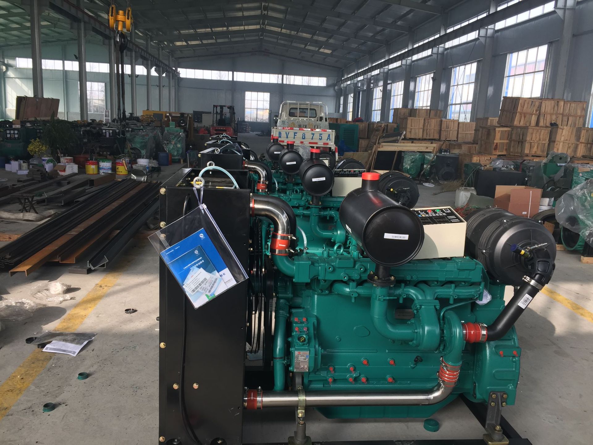 潍柴柴油机WP6D132E200 发电机组100千瓦发电机组