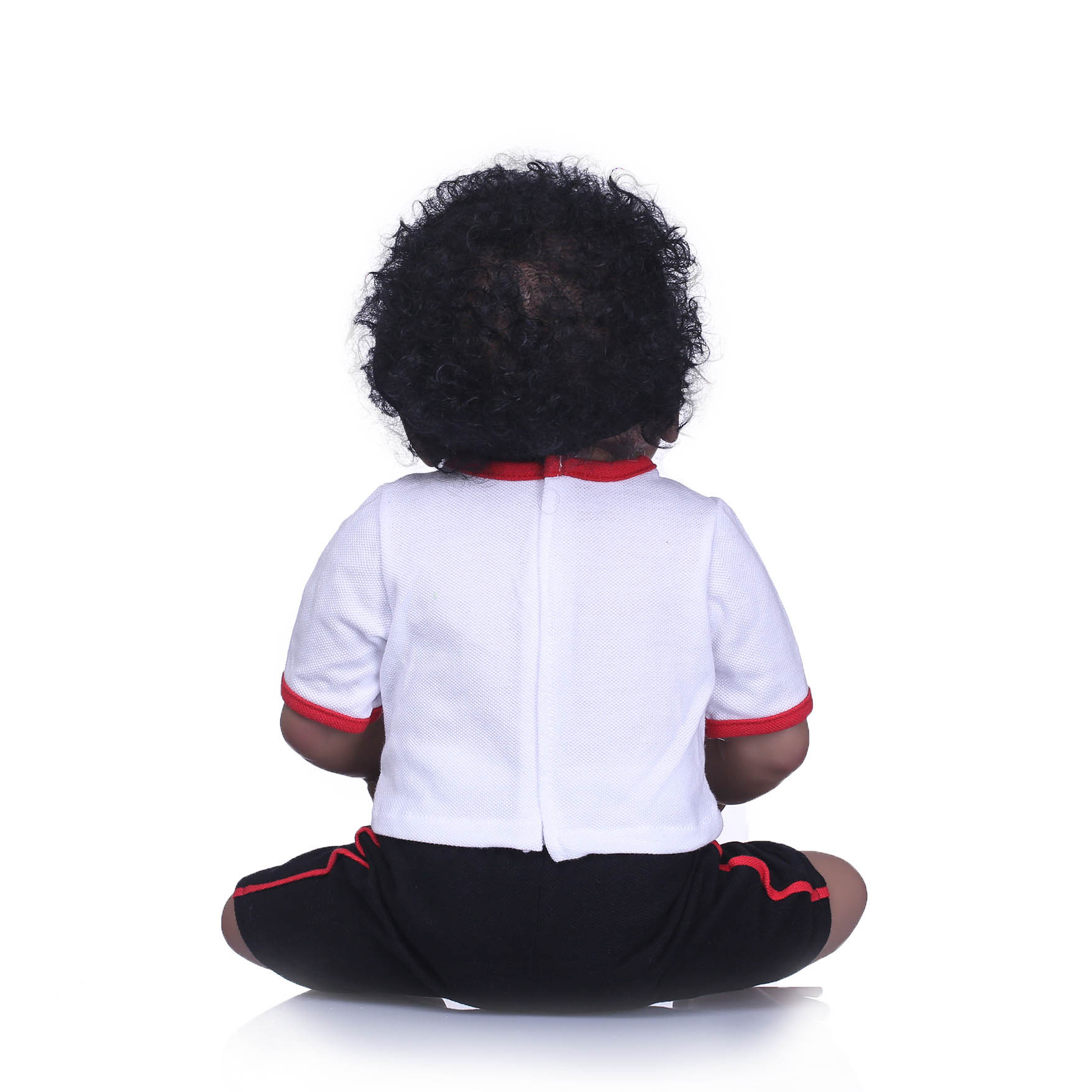 Color DE LA PIEL negro muñeca linda casa de juego creativo juguete regalo creativo Comercio exterior Venta caliente recomendar