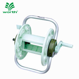 沃施worth 豪华接头手提式20米金属水管车架收纳架浇花水车架5866