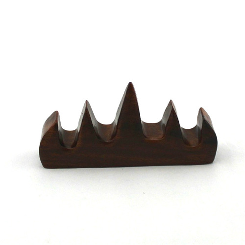 Manufacturer wholesale black catalpa wood Wuzhishan pen holder four treasures of study accessories wooden pen holder