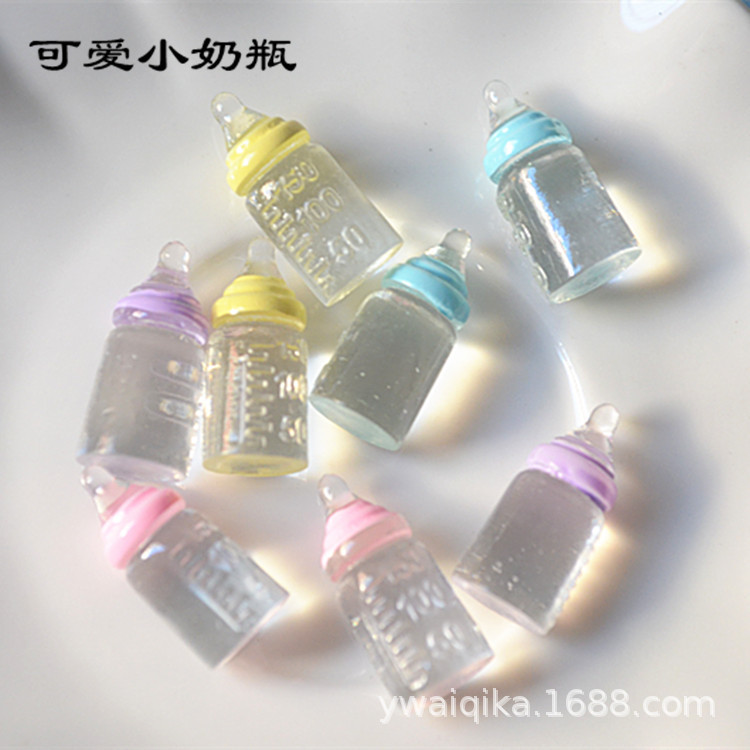 Cute Stereo Small Bottle DIY Artificial Mini Toy Ornaments Mobile Phone Case Beauty Accessories Resin Accessories