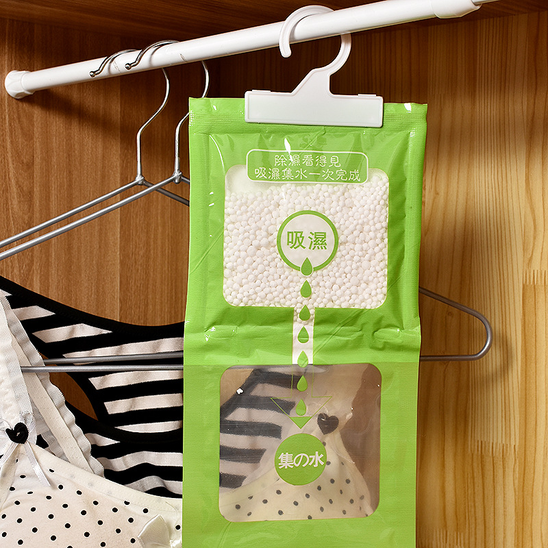 【Patent】Wall-mounted Wardrobe Dehumidifier Moisture Absorber Wardrobe Cabinet Hanging Moisture Bag Anti-mold 500ML