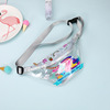 Fashionable cartoon belt bag PVC, sports shoulder bag, bag strap one shoulder, waterproof bag, European style