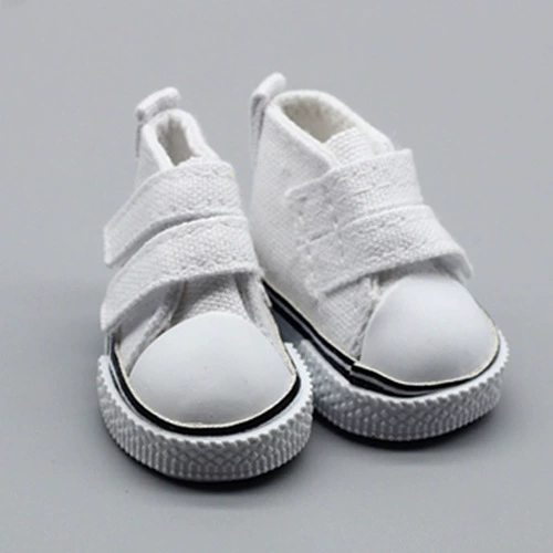 Casual Canvas Sneakers Potato Baby for 6-Point BJD Dolls, 5×2.5 cm, Multi-Color