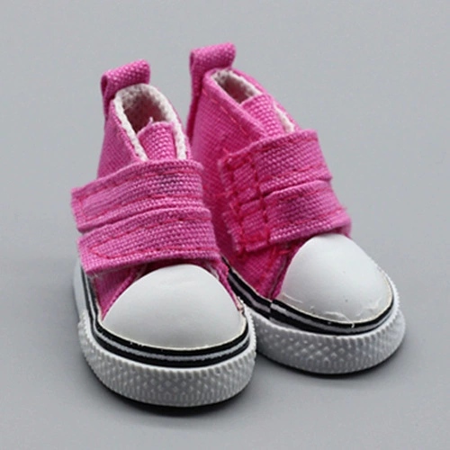 Casual Canvas Sneakers Potato Baby for 6-Point BJD Dolls, 5×2.5 cm, Multi-Color