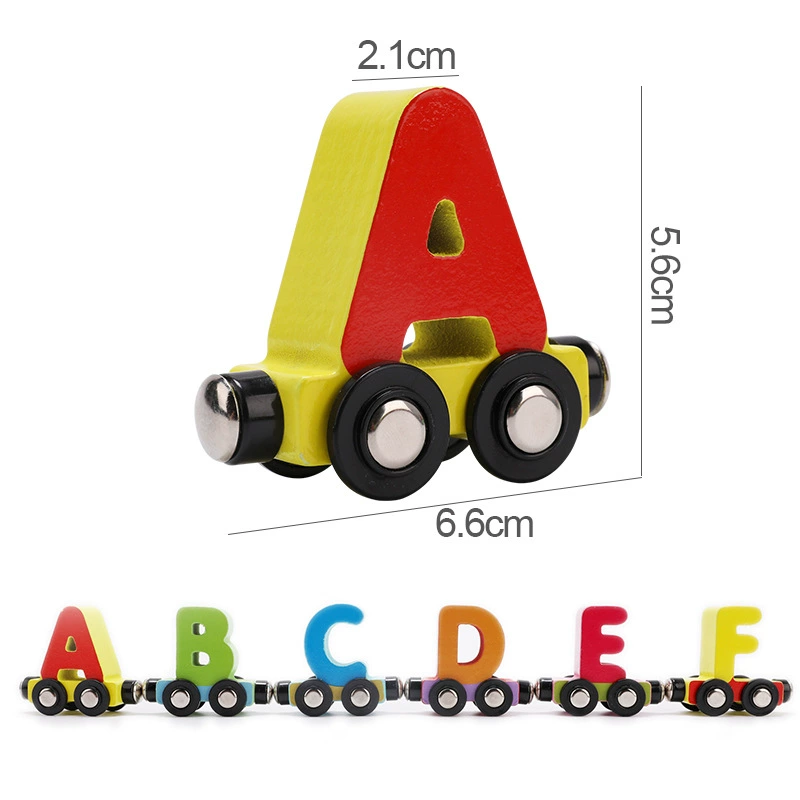 Smart toy, wooden magnetic constructor, digital train, toy car, 1-3 years