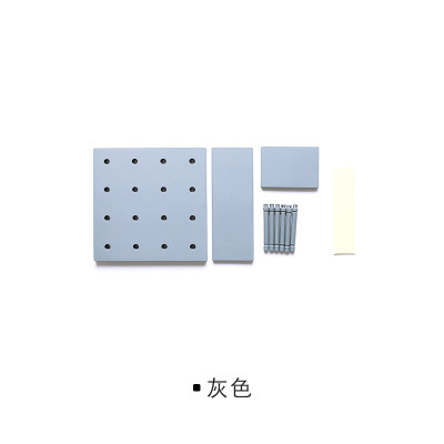 Plástico agujero tablero almacenamiento rack sala de estar cocina dormitorio organización partición pared colgante estante de almacenamiento de pared