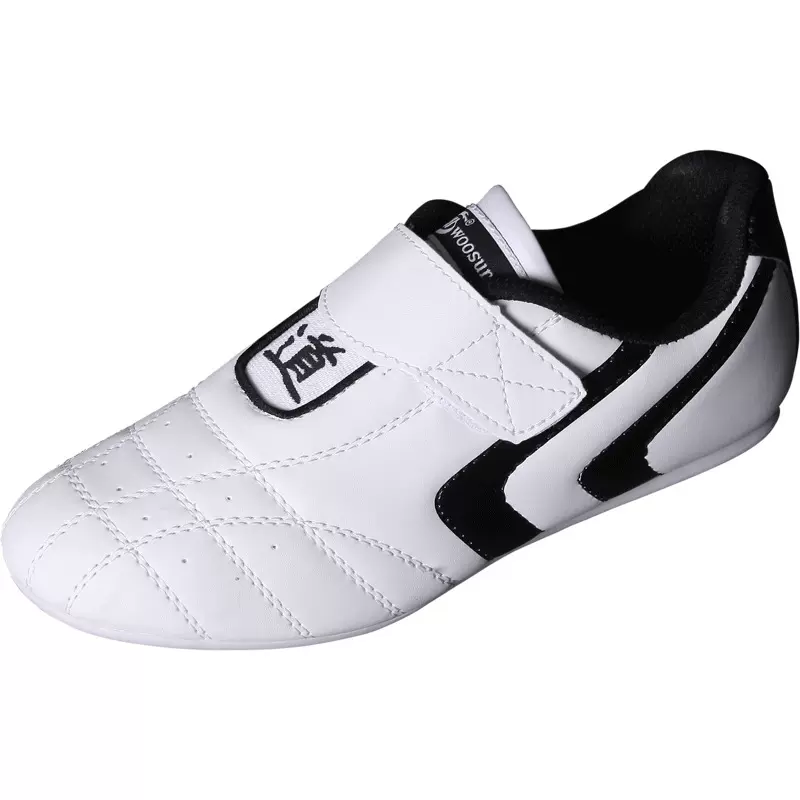 金刚跆拳道鞋粘扣室内训练橡胶底道鞋现货可印刷