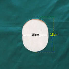 手术布洞巾墨绿棉布料单双层手术治疗巾中单手术室高温