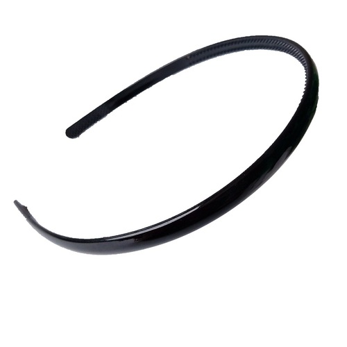 0.8CM factory direct sales plastic toothed anti-slip headband women's black face wash hairpin hair accessories headband