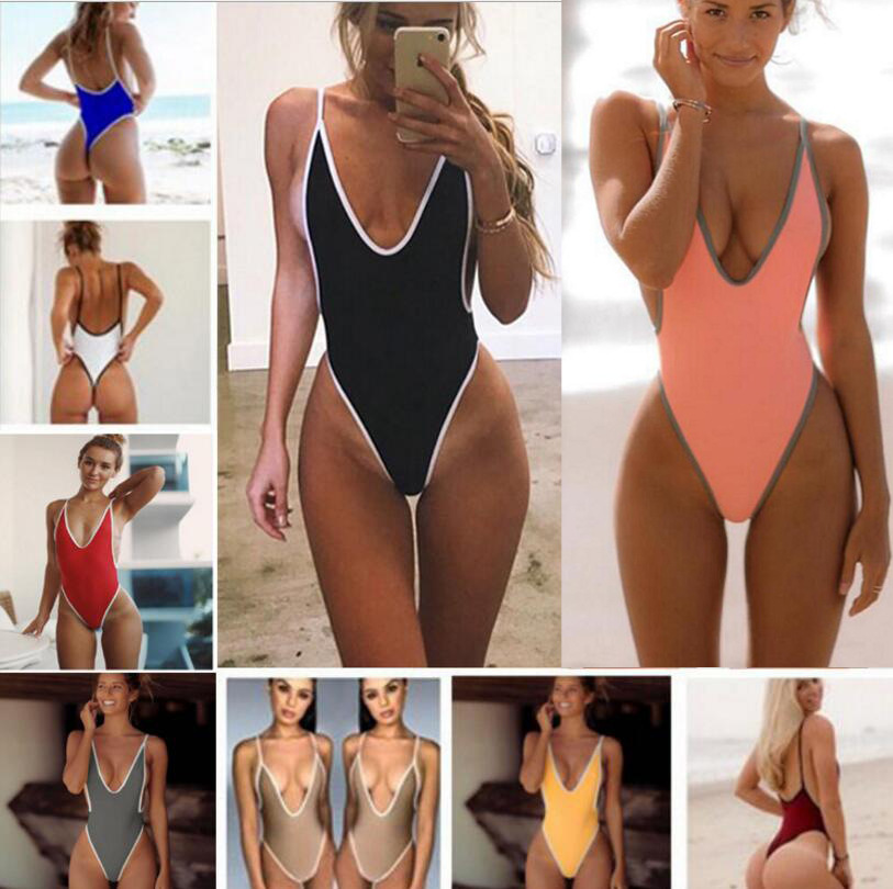 Multi-color Amazon Ebay AliExpress foreign trade bikini bikini one-piece swimsuit 2018A03