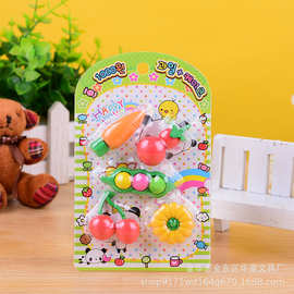 3D蔬菜水果 食品造型DIY 可爱仿真橡皮擦 趣味学习用品 厂家直销