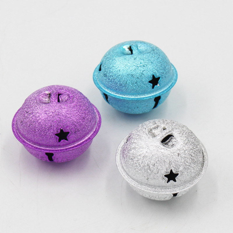 Pet Bell 4cm aluminio perro Bell gato campana perro COLLAR COLGANTE accesorios de la joyería del animal doméstico