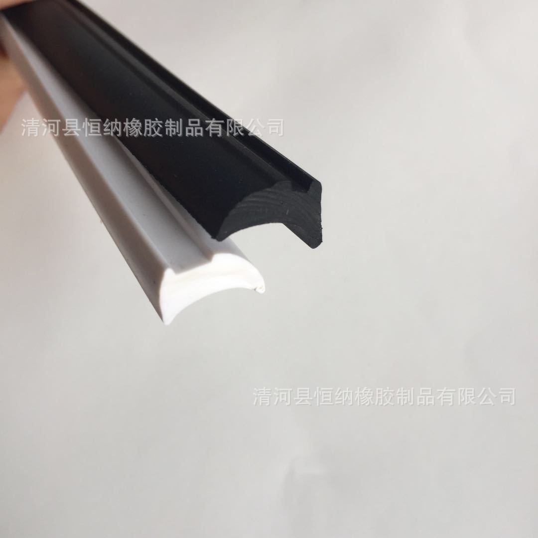 供应铝合金门月牙密封条弹性橡胶条钛合金门窗橡胶密封条